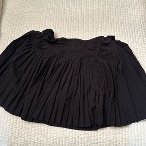 Black Pleat LuLu Skirt